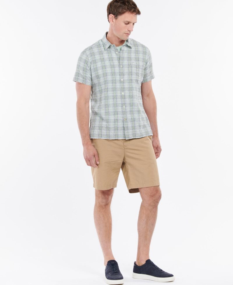 Blue Barbour Deanhill Short Sleeve Summer Shirt | CJD-876049