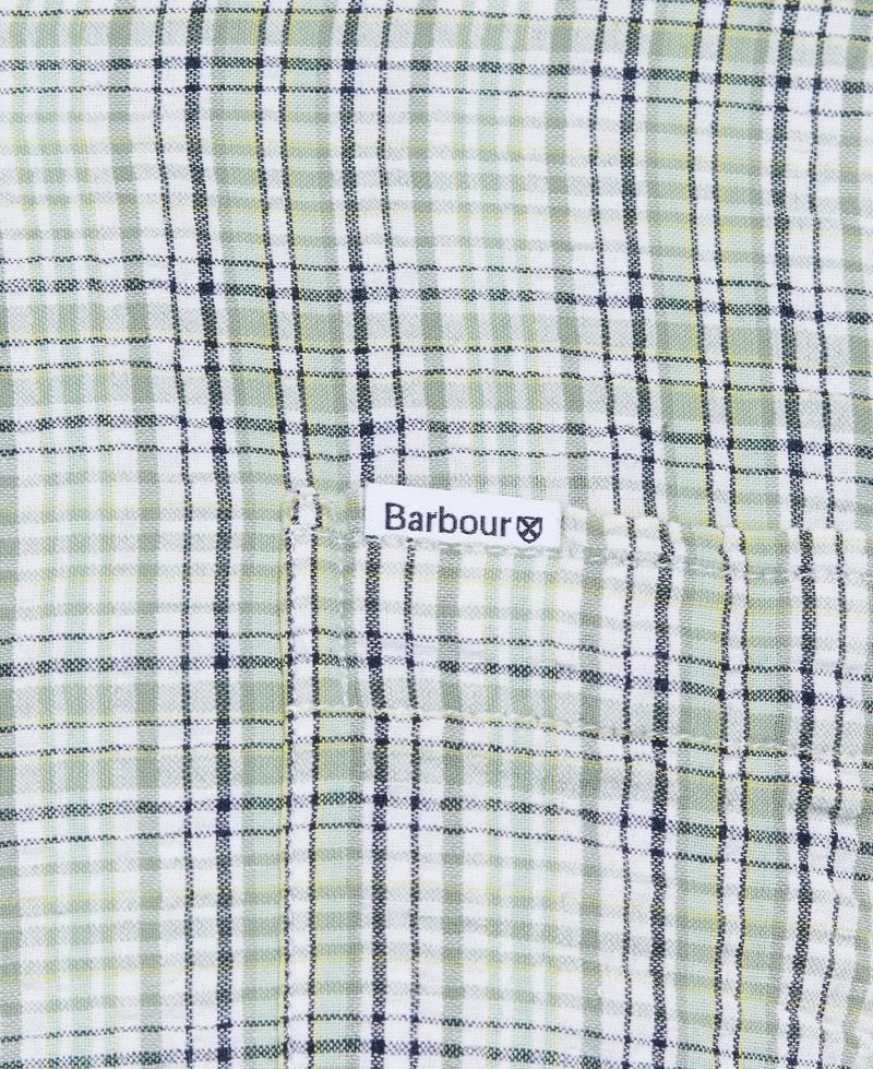 Blue Barbour Deanhill Short Sleeve Summer Shirt | CJD-876049