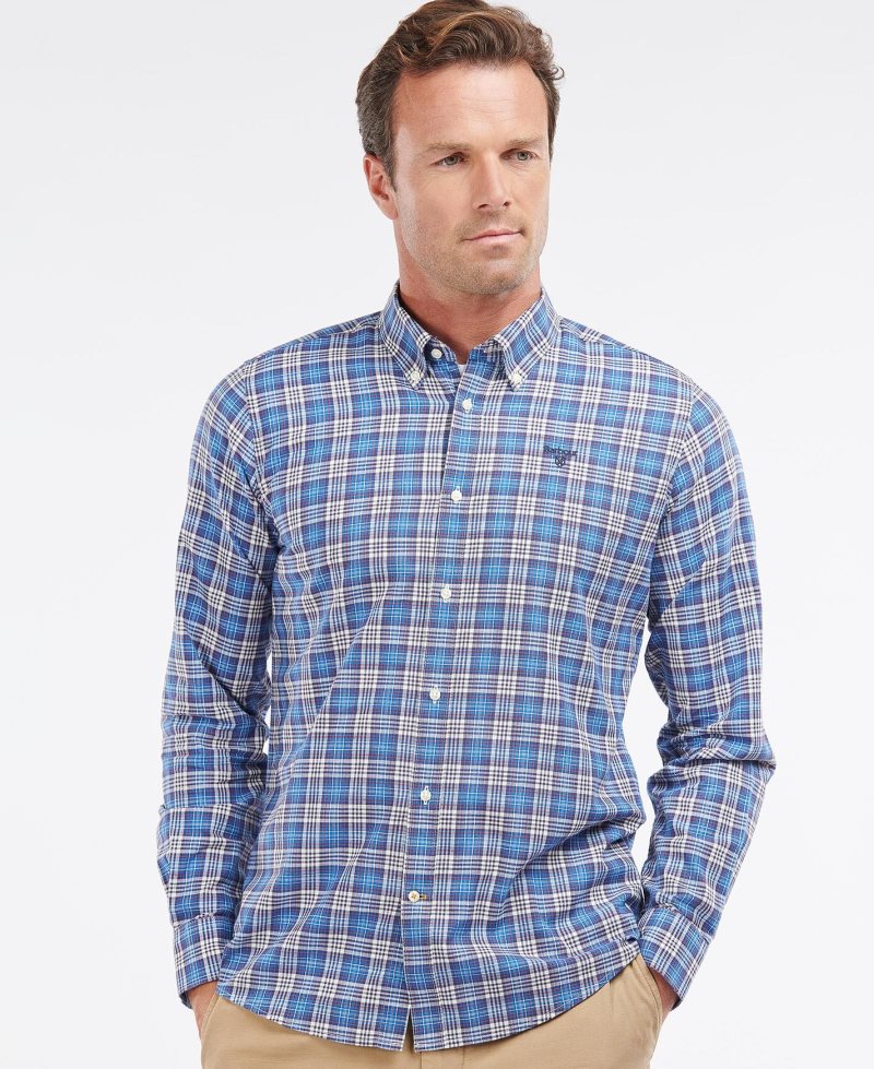 Blue Barbour Spillman Shirt | WOM-971382