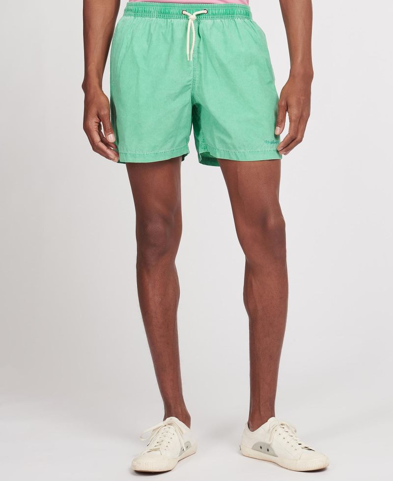 Bright Green Barbour Turnberry Swim Shorts | XPJ-478632