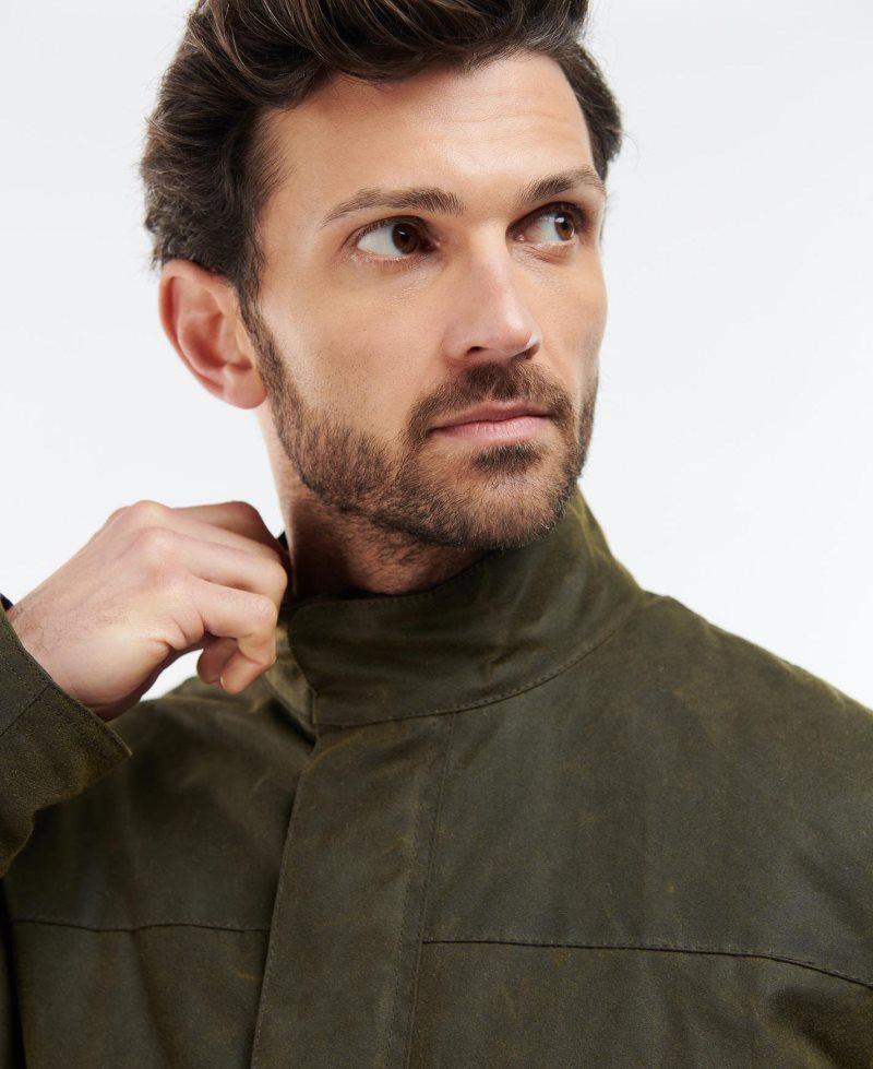 Brown Barbour Sheldon Wax Jacket | HPX-286573