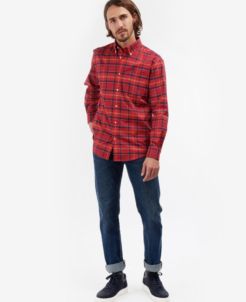 Cardinal Tartan Barbour Tig Shirt | NVM-103845