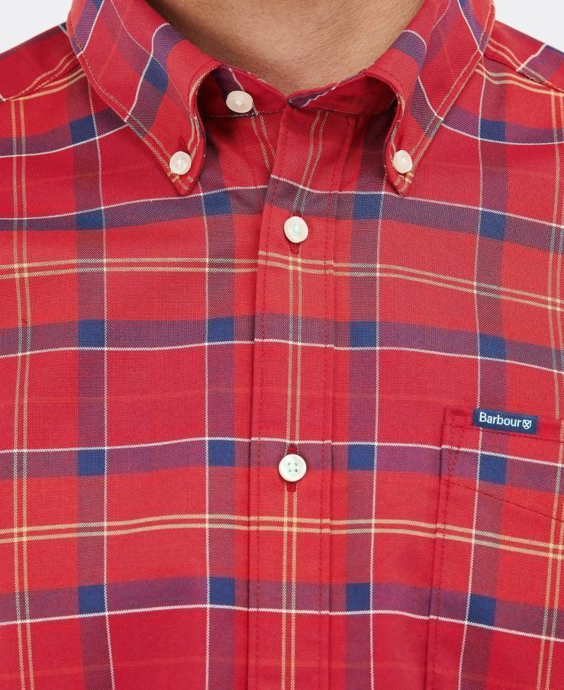 Cardinal Tartan Barbour Tig Shirt | NVM-103845