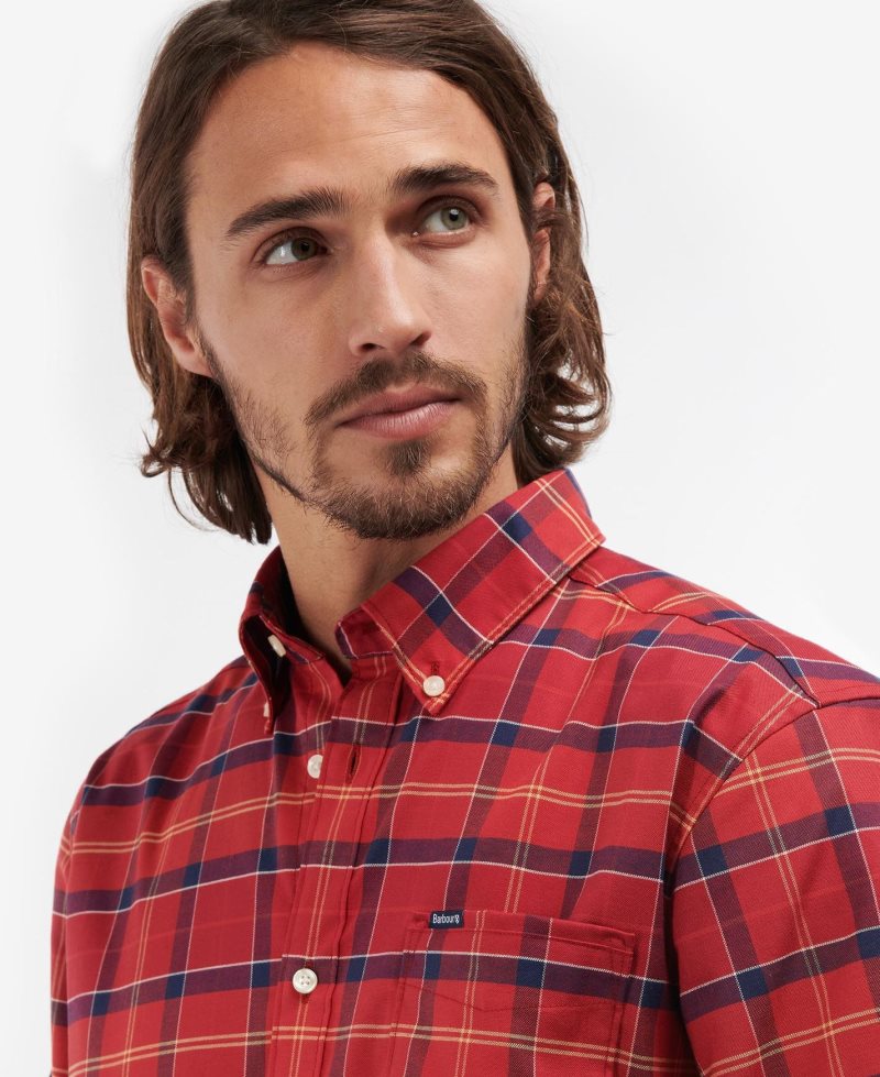 Cardinal Tartan Barbour Tig Shirt | NVM-103845