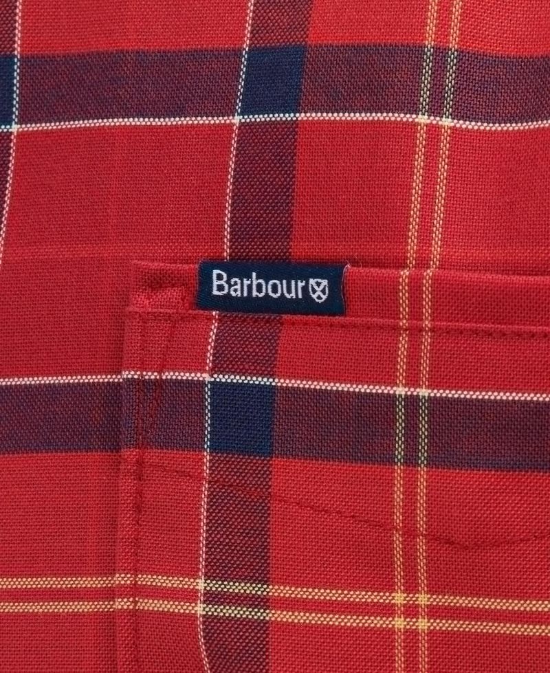 Cardinal Tartan Barbour Tig Shirt | NVM-103845