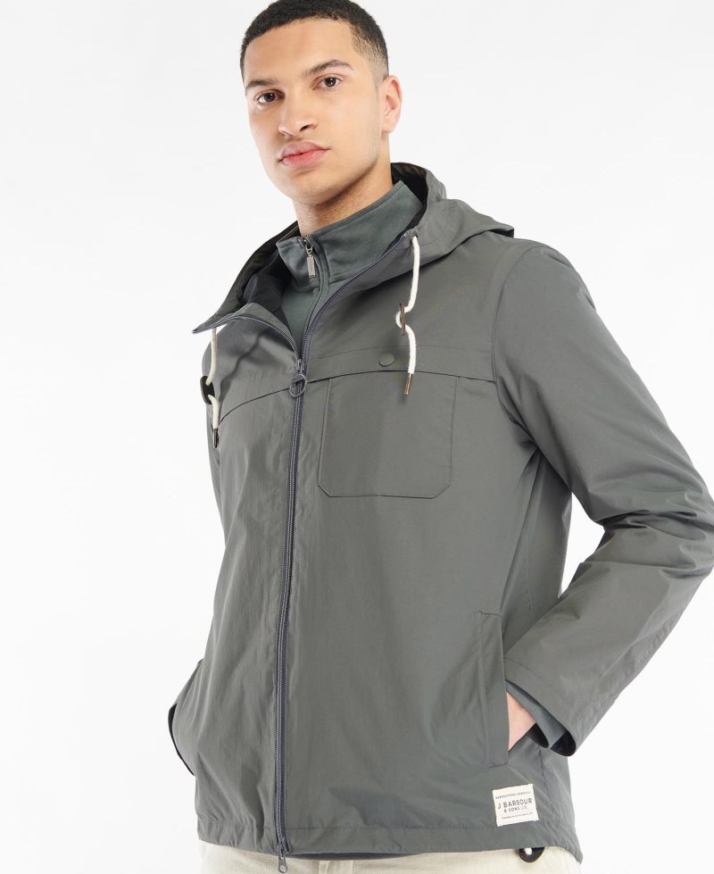 Charcoal Barbour Selby Showerproof Jacket | KLC-980524