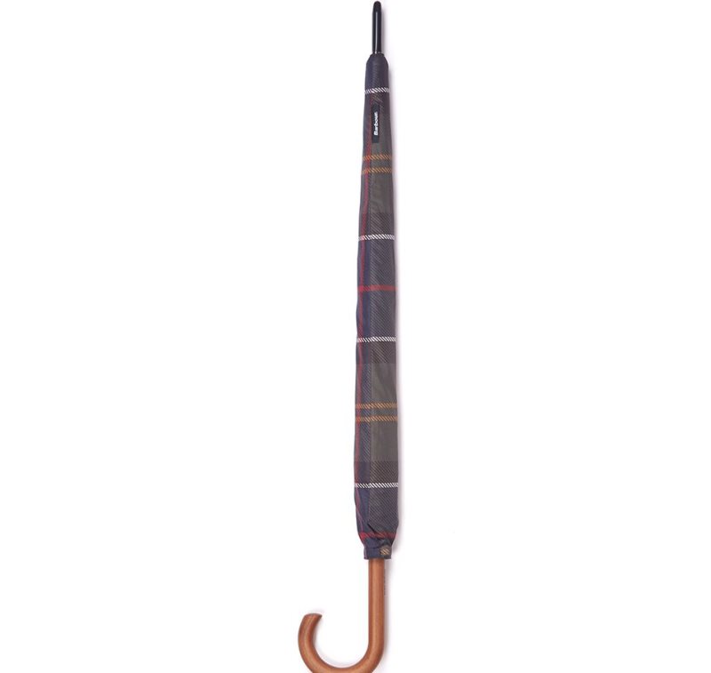 Classic Barbour Tartan Walker Umbrella | QIH-319567