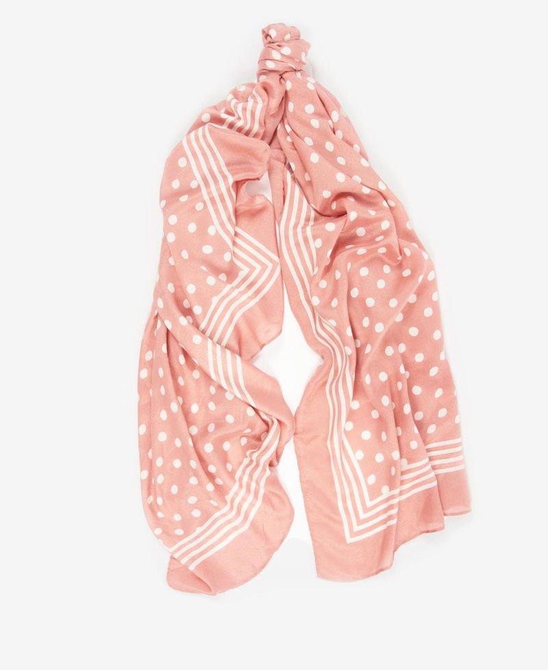 Coral Barbour Polka Dot Wrap | ZND-439516