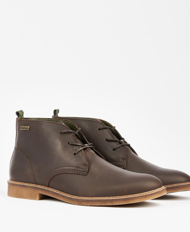 Dark Brown Barbour Sonoran Boots | NOB-936804