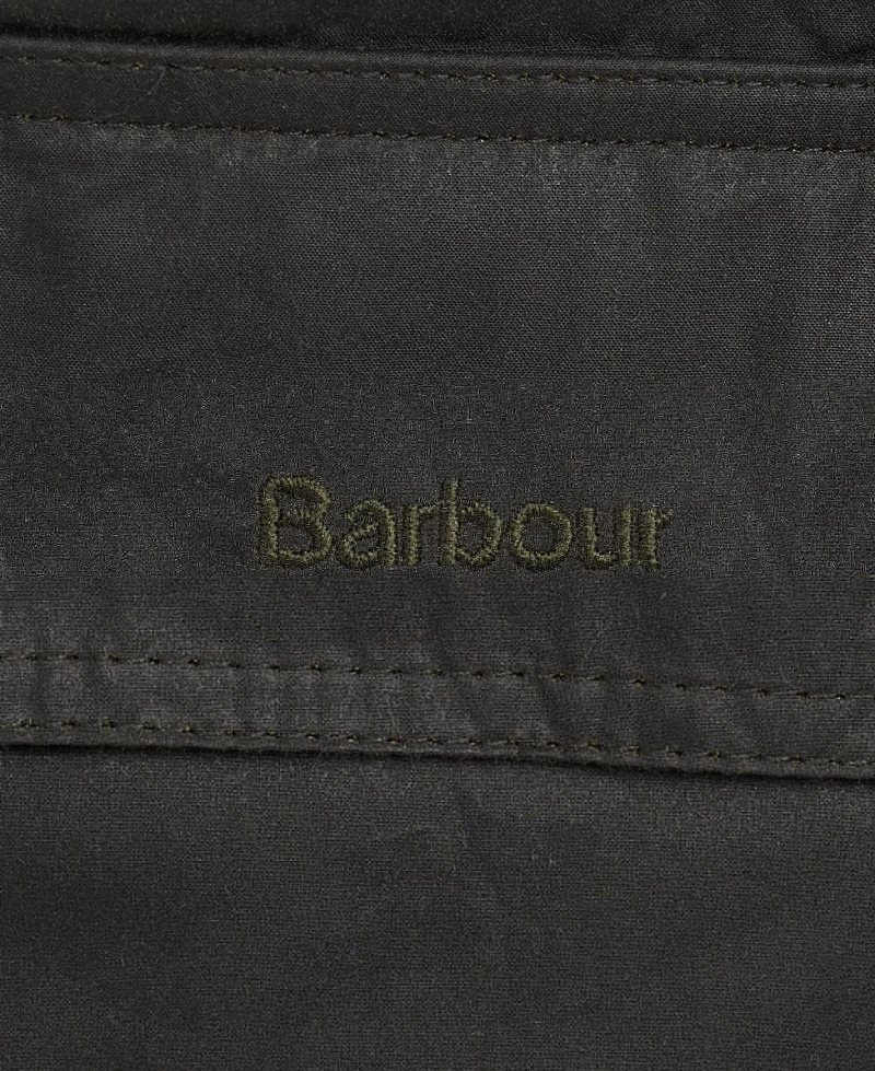 Dark Olive Barbour Lightweight Acorn Wax Jacket | TYA-946721