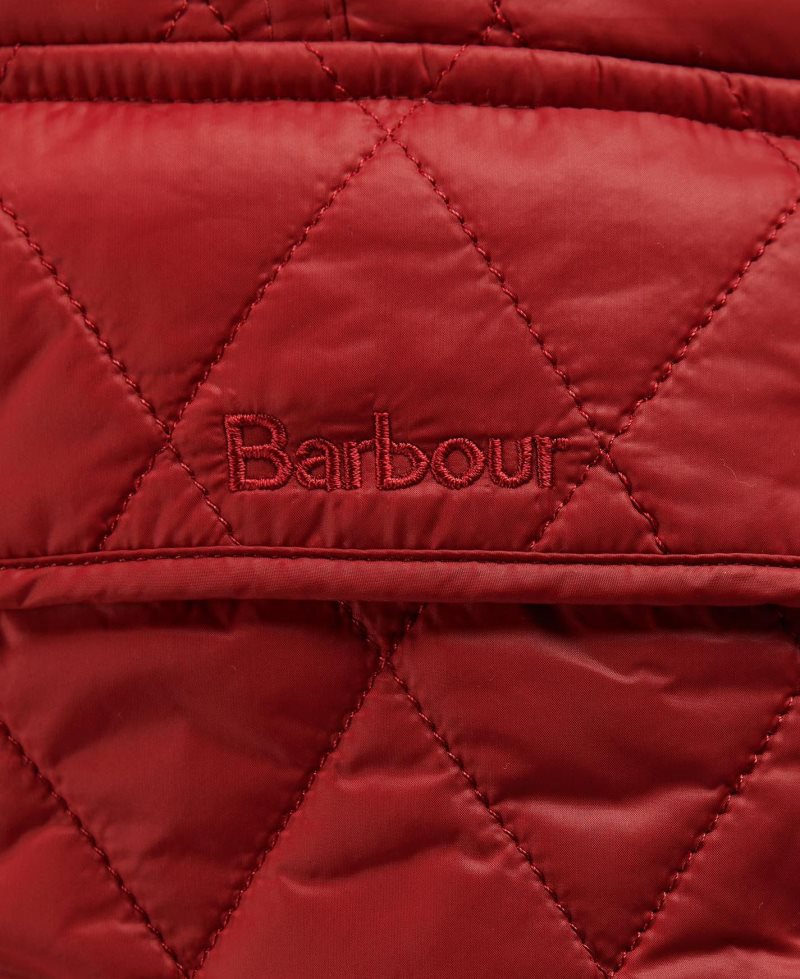 Dark Red Barbour Otterburn Gilet | ZWG-857126