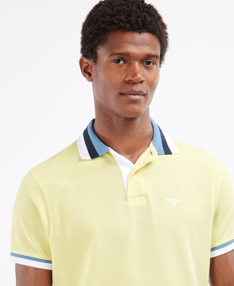 Dusty Mint Barbour Finkle Polo Shirt | YJM-275360