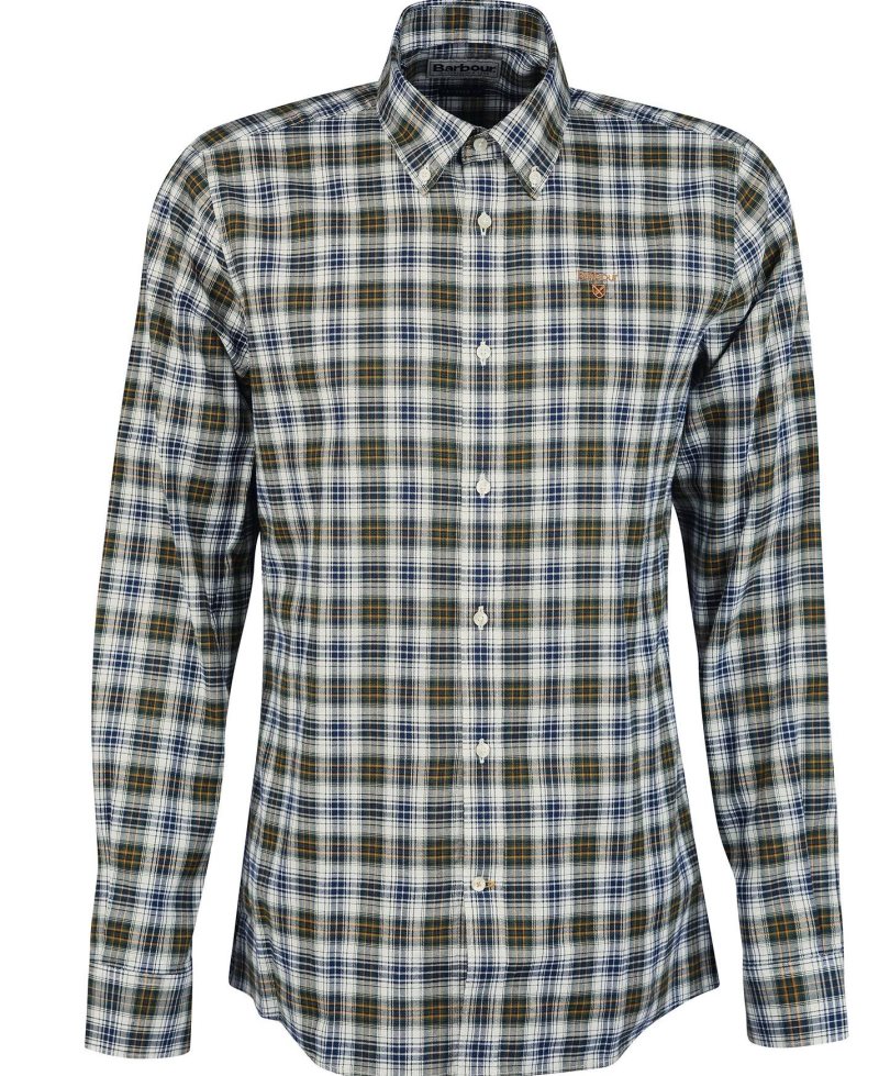 Ecru Barbour Portland Tailored Shirt | XEP-159362