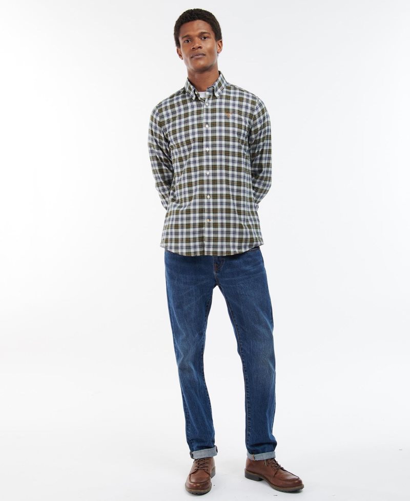 Ecru Barbour Portland Tailored Shirt | XEP-159362