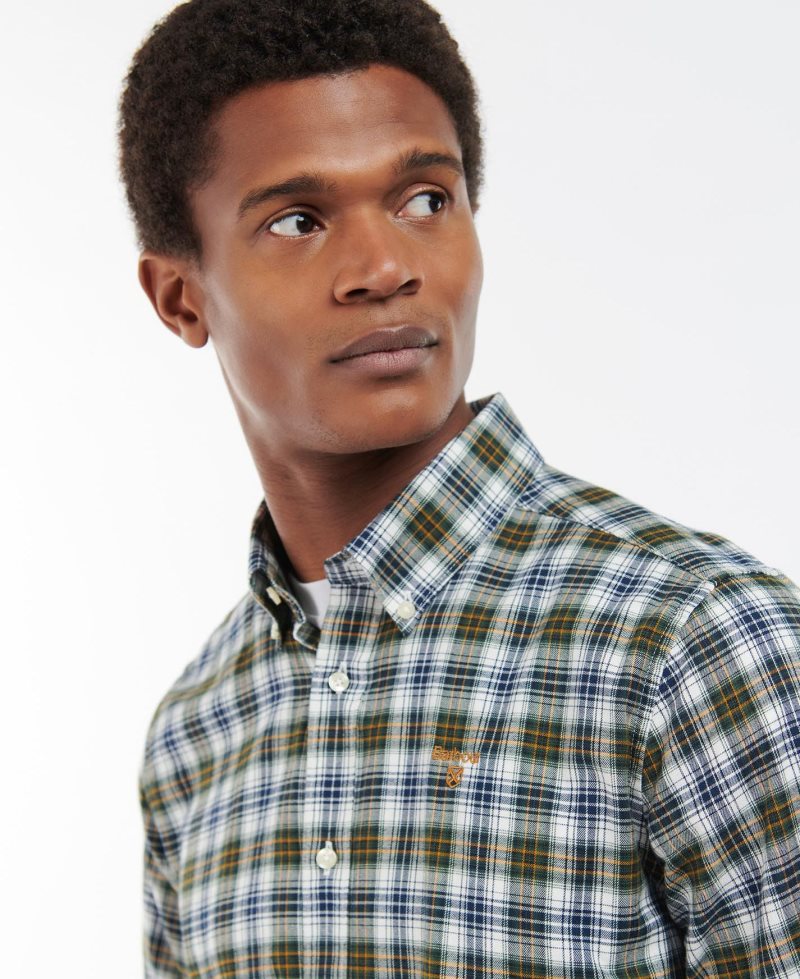 Ecru Barbour Portland Tailored Shirt | XEP-159362