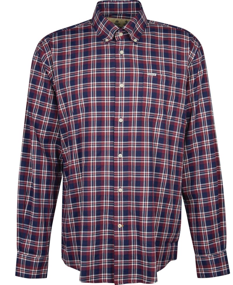 Ecru Marl Barbour Turville Regular Fit Shirt | RAS-507461