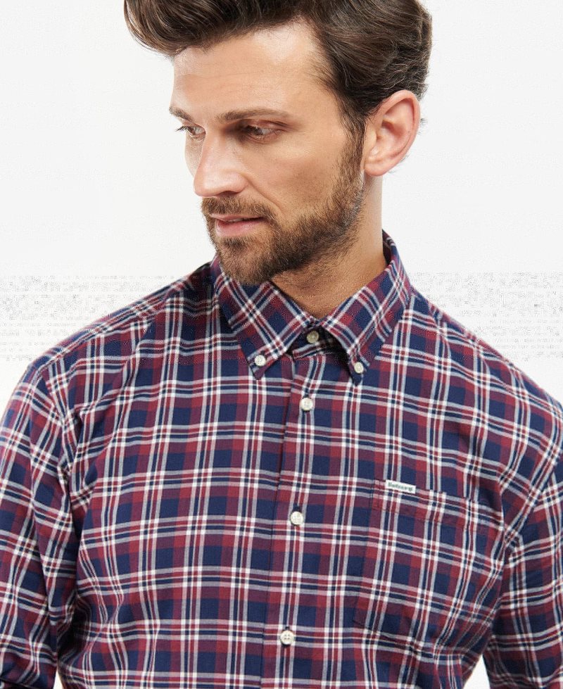 Ecru Marl Barbour Turville Regular Fit Shirt | RAS-507461