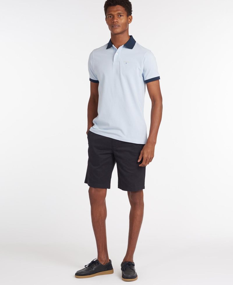 Force Blue Barbour Lynton Polo Shirt | HUD-804961