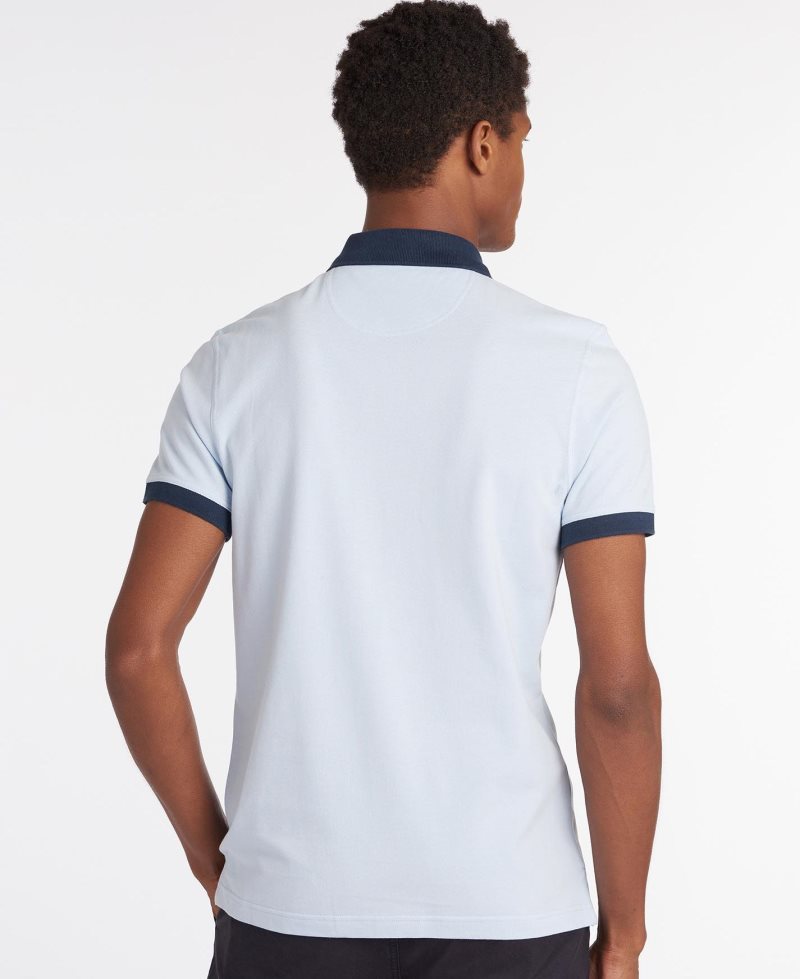 Force Blue Barbour Lynton Polo Shirt | HUD-804961