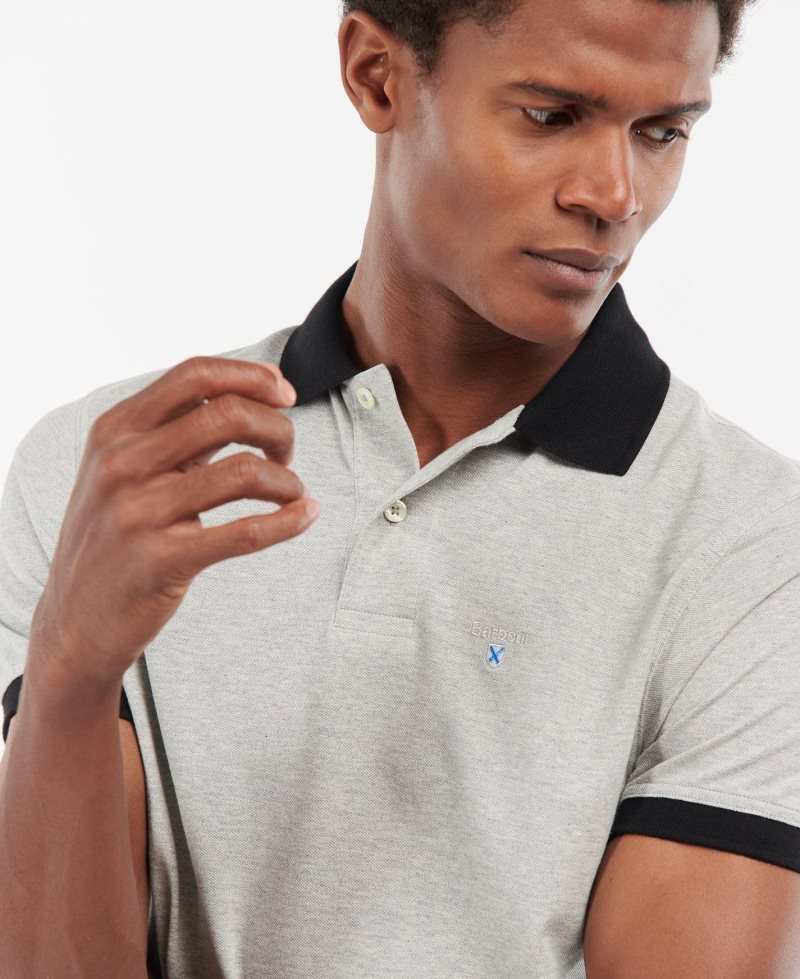 Force Blue Barbour Lynton Polo Shirt | WRQ-294187