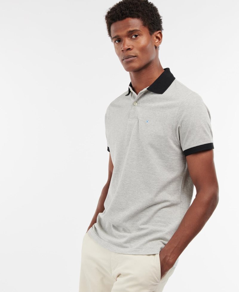 Force Blue Barbour Lynton Polo Shirt | WRQ-294187