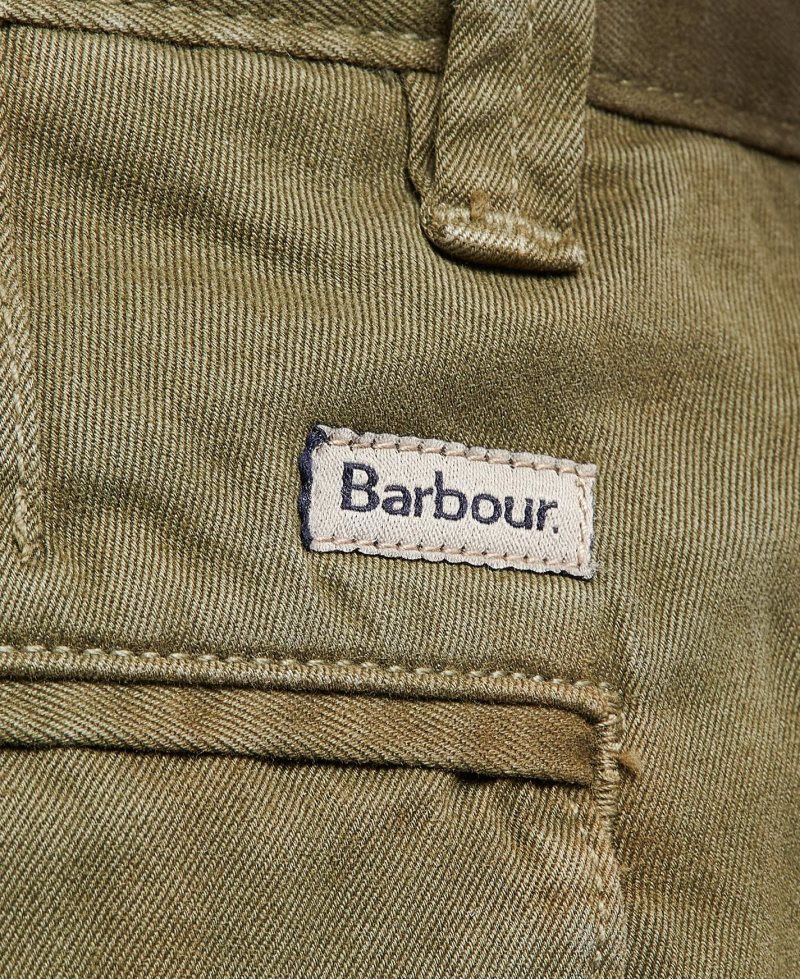 Force Blue Barbour Neuston Twill Shorts | GVE-618309