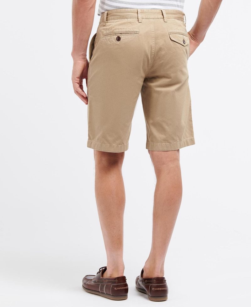 Force Blue Barbour Neuston Twill Shorts | OBL-314670