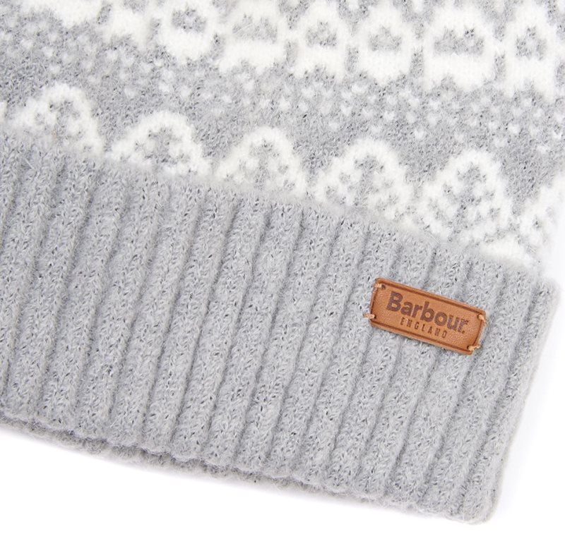 Golden Spice Barbour Beanie Alpine Fair Isle Pom | YKR-254780