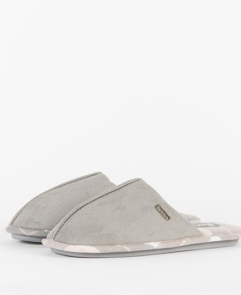 Grey Barbour Simone Slippers | PHJ-859312