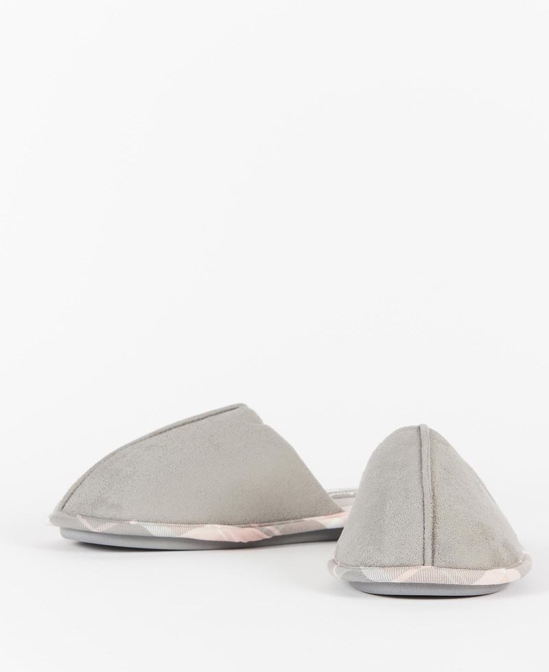 Grey Barbour Simone Slippers | PHJ-859312