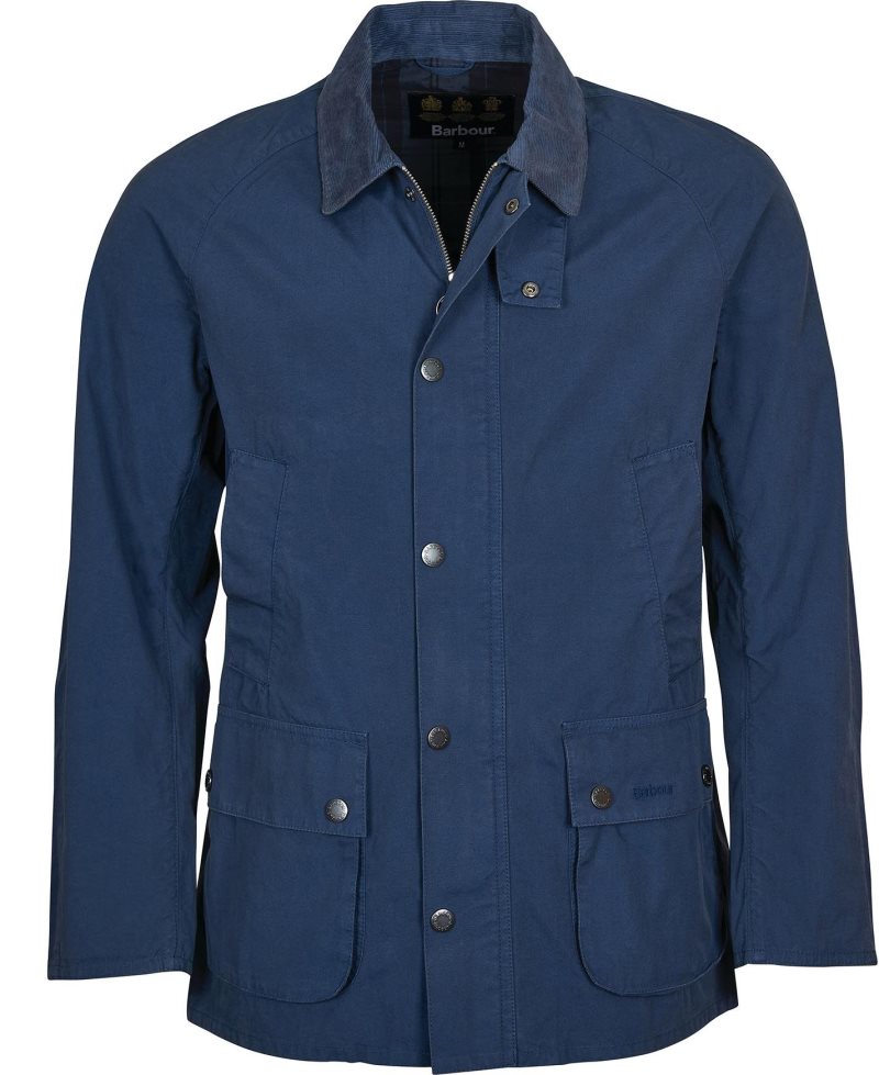 Insignia Blue Barbour Ashby Casual Jacket | JRK-436021