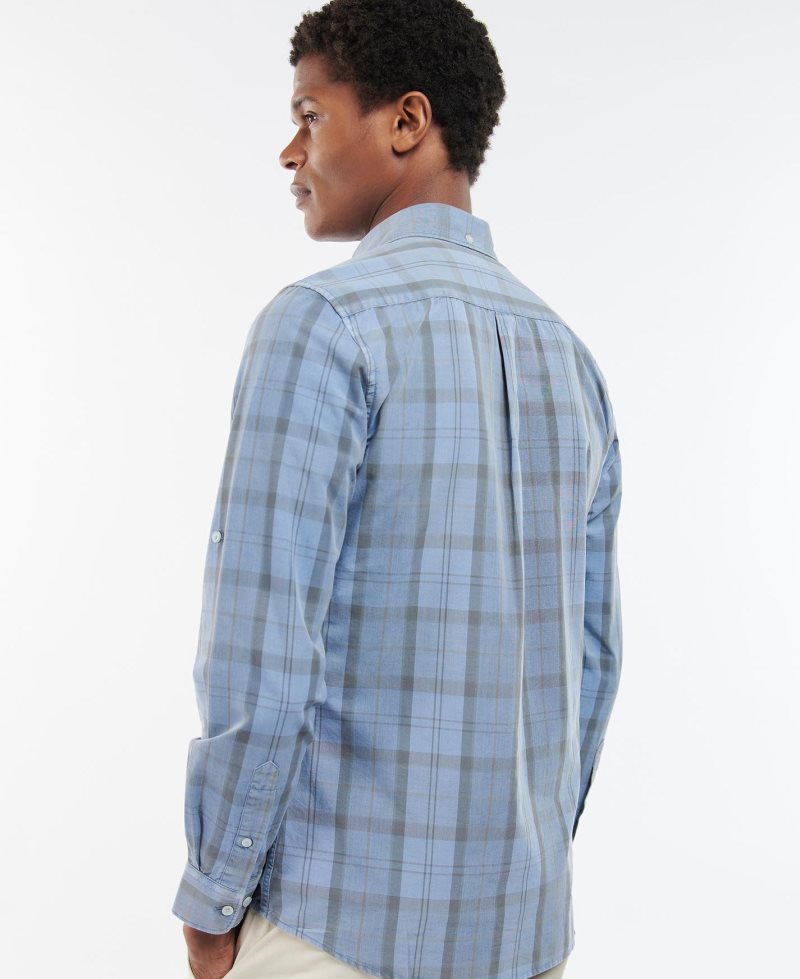 Lemon Barbour Overdyed Tartan Tailored Shirt | TEY-967814