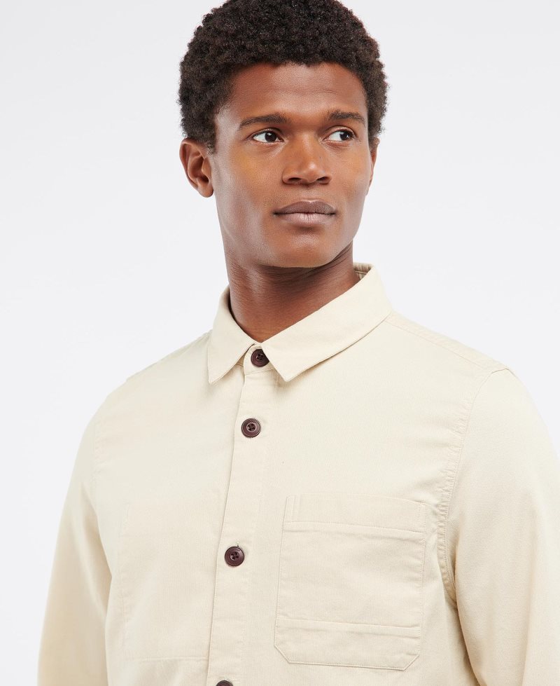 Lt Stone Barbour Burnside Overshirt | ICB-971035