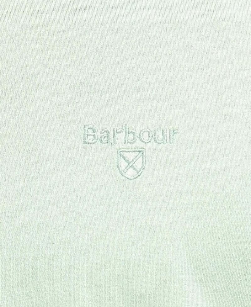 Marine Blue Barbour Garment Dyed T-Shirt | UTP-325198