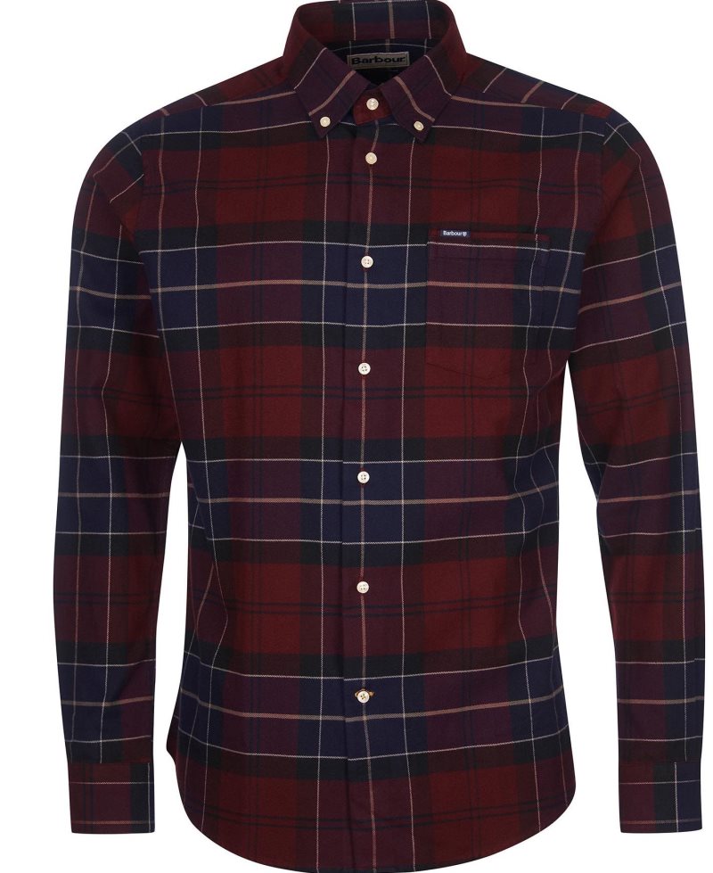 Merlot Barbour Lutsleigh Shirt | KCD-287405