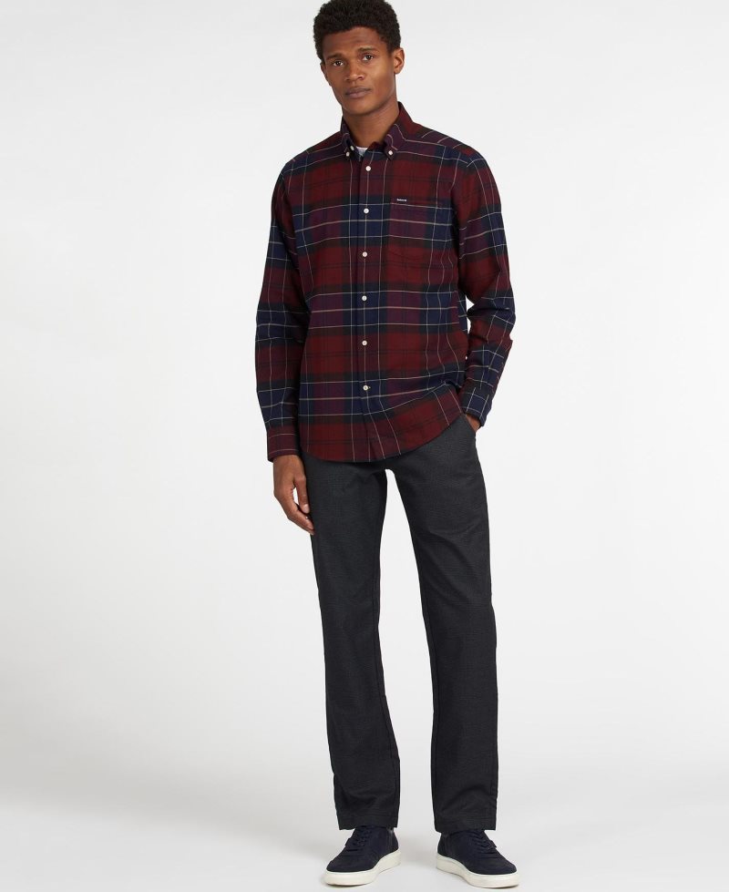 Merlot Barbour Lutsleigh Shirt | KCD-287405