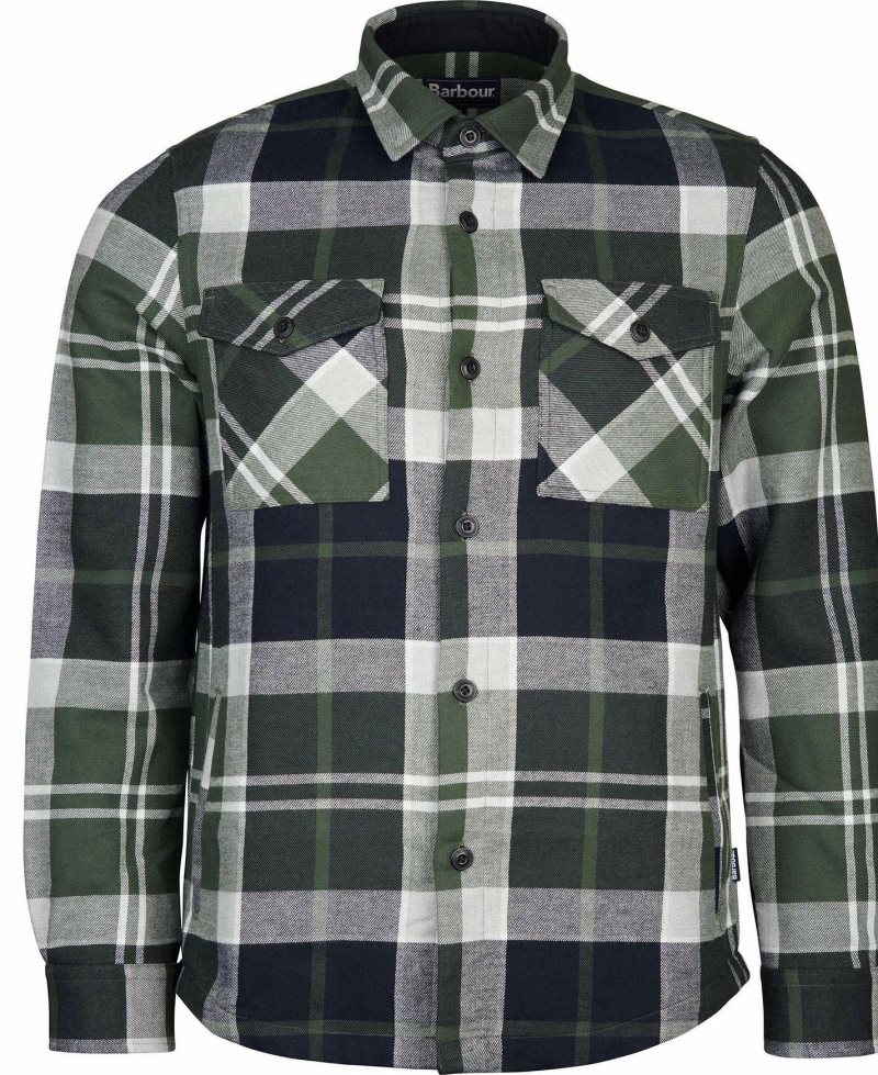 Midnight Tartan Barbour Cannich Overshirt | JQU-960178