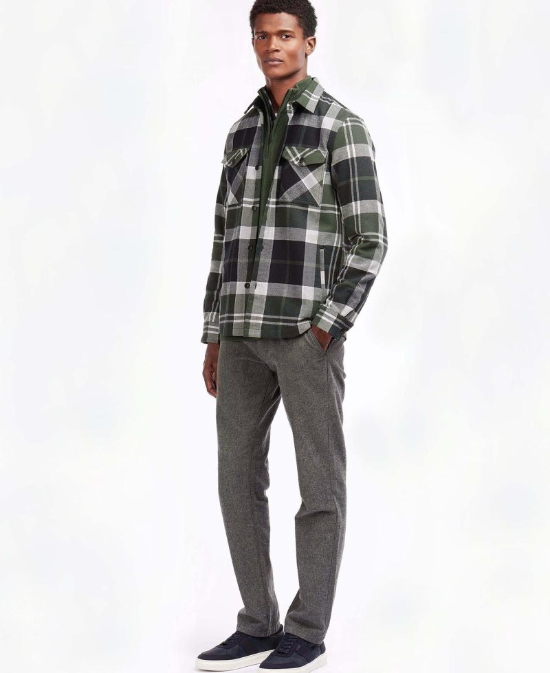 Midnight Tartan Barbour Cannich Overshirt | JQU-960178