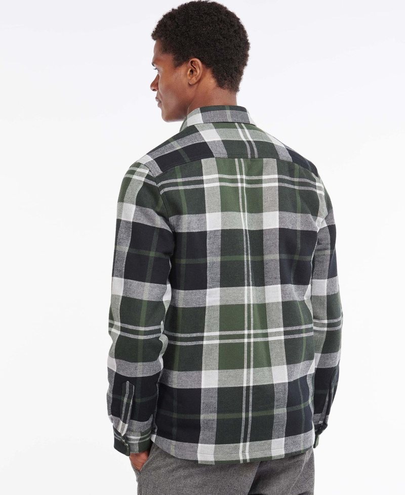 Midnight Tartan Barbour Cannich Overshirt | JQU-960178