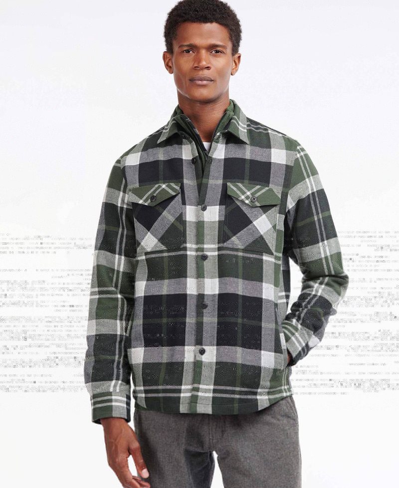 Midnight Tartan Barbour Cannich Overshirt | JQU-960178