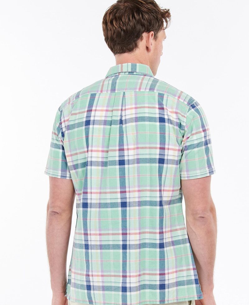 Mint Barbour Madwell Short Sleeve Summer Shirt | OSC-475210