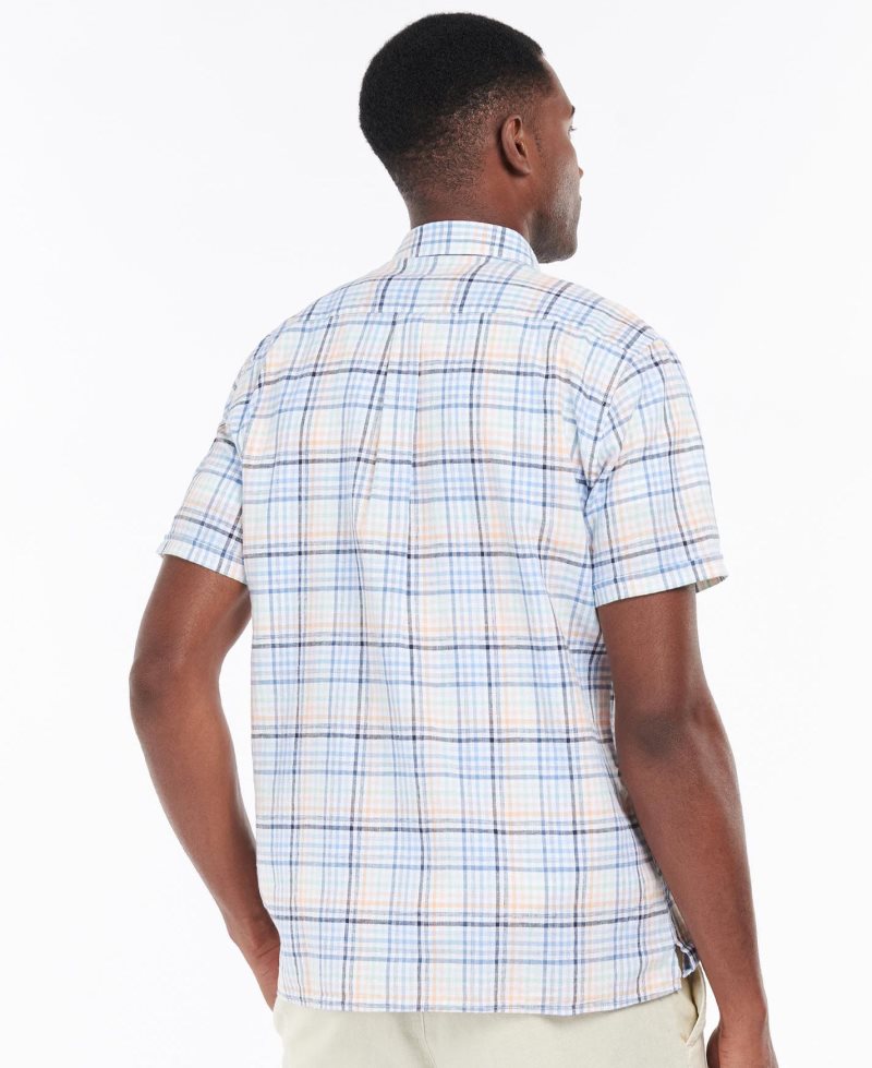 Mint Barbour Starmer Short Sleeve Summer Shirt | TCW-614057