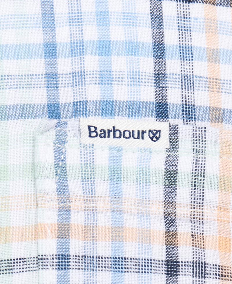 Mint Barbour Starmer Short Sleeve Summer Shirt | TCW-614057