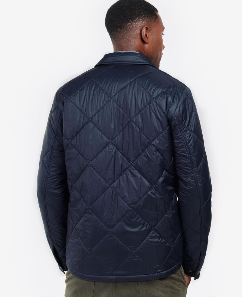 Mist Barbour Summer Shirt Quilted Jacket | IRN-352694