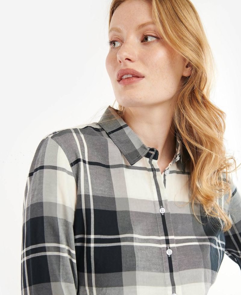 Mono Tartan Barbour Bredon Shirt | VLU-487951