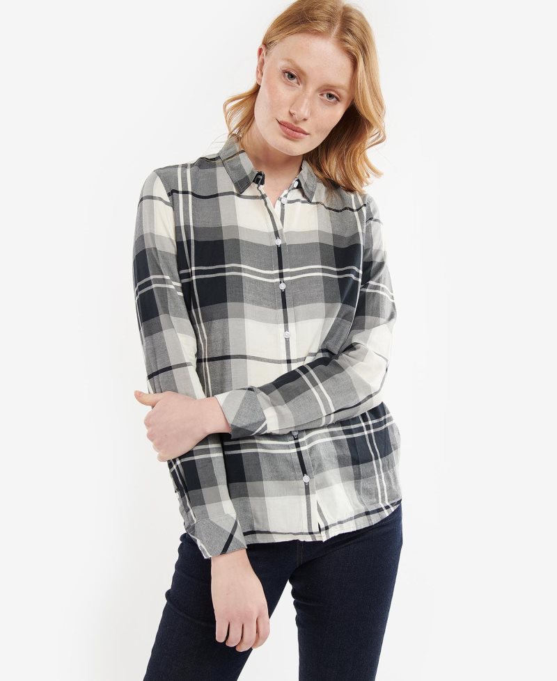 Mono Tartan Barbour Bredon Shirt | VLU-487951