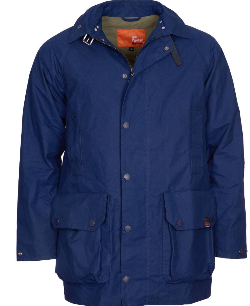 Navy Barbour Ally Capellino Back Casual Jacket | BNQ-203654