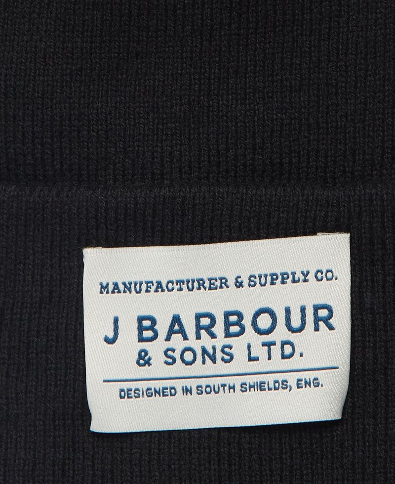 Navy Barbour Beanie Nautic | UWX-674295