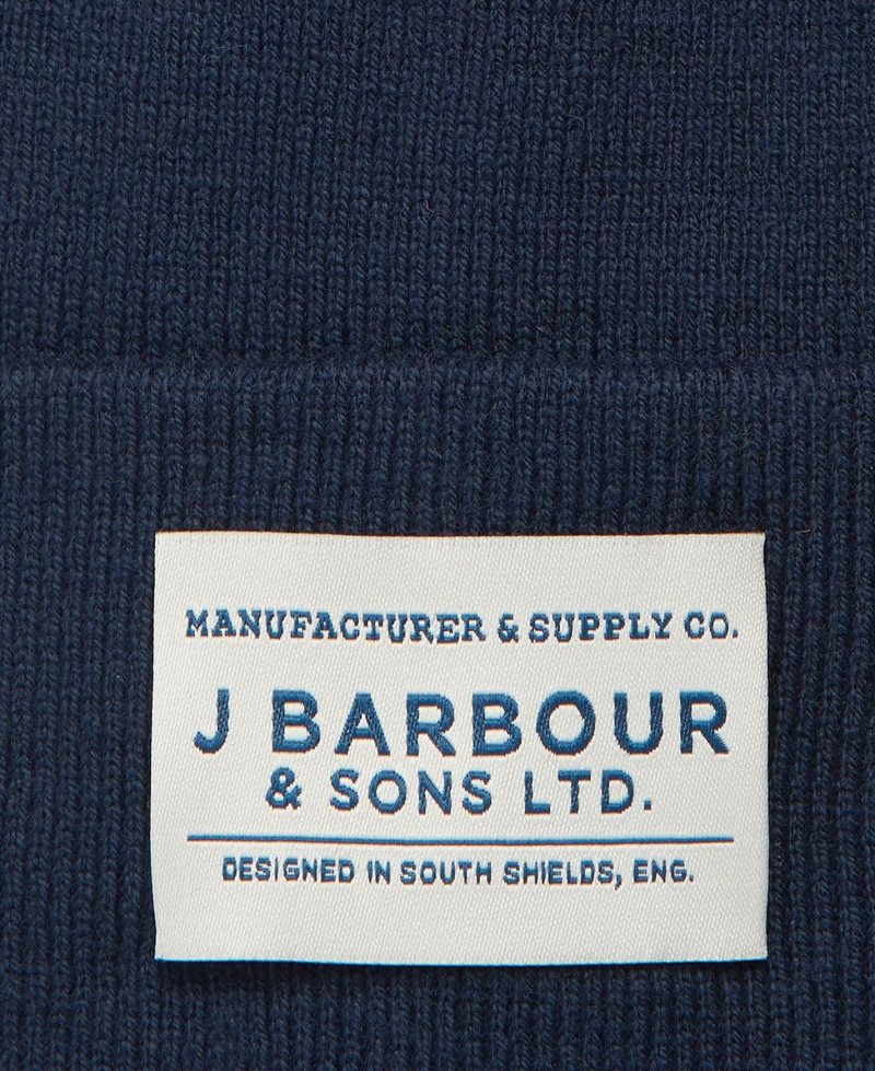 Navy Barbour Beanie Nautic | WYL-024178