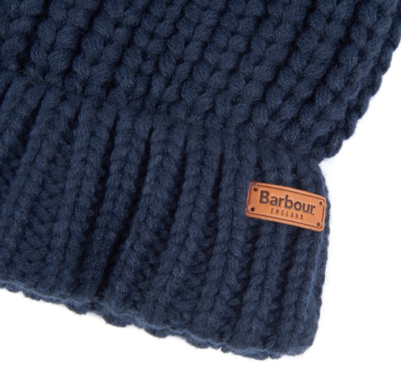 Navy Barbour Beanie Saltburn | YSG-082546